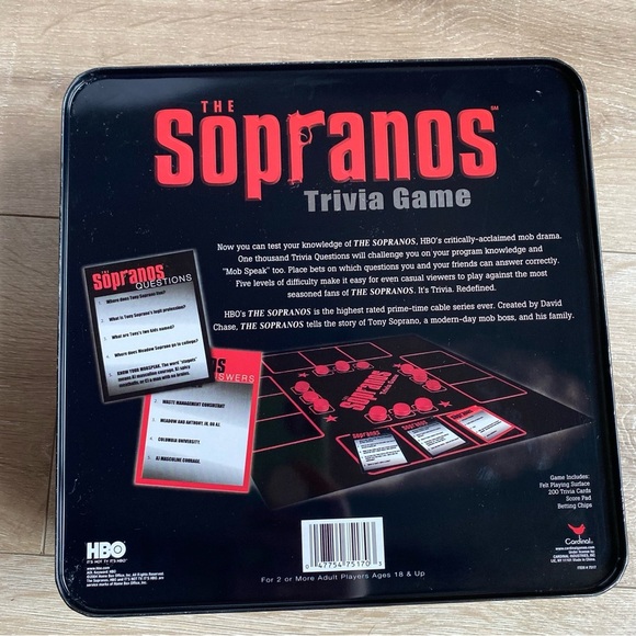 The Sopranos trivia game complete 2004 HBO - Picture 9 of 11